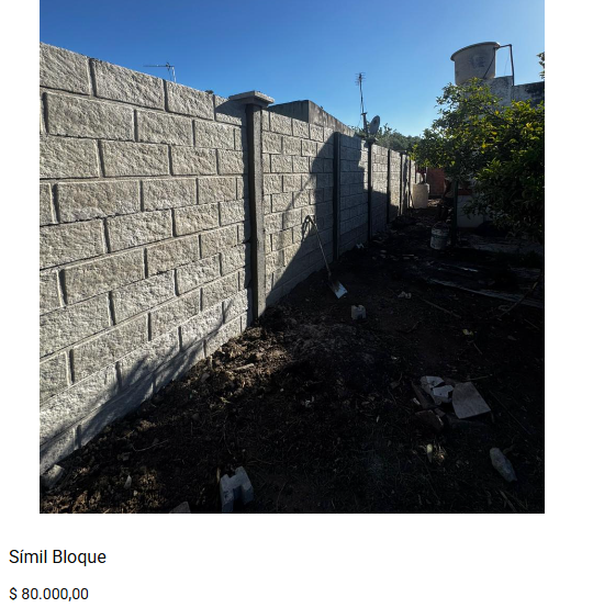 Panel premoldeado Símil Bloque