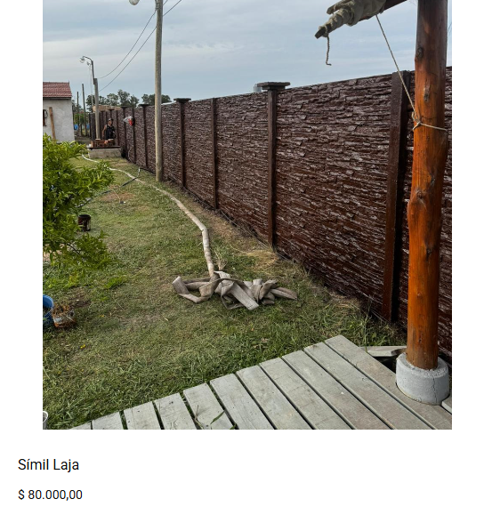 Panel premoldeado Símil Laja